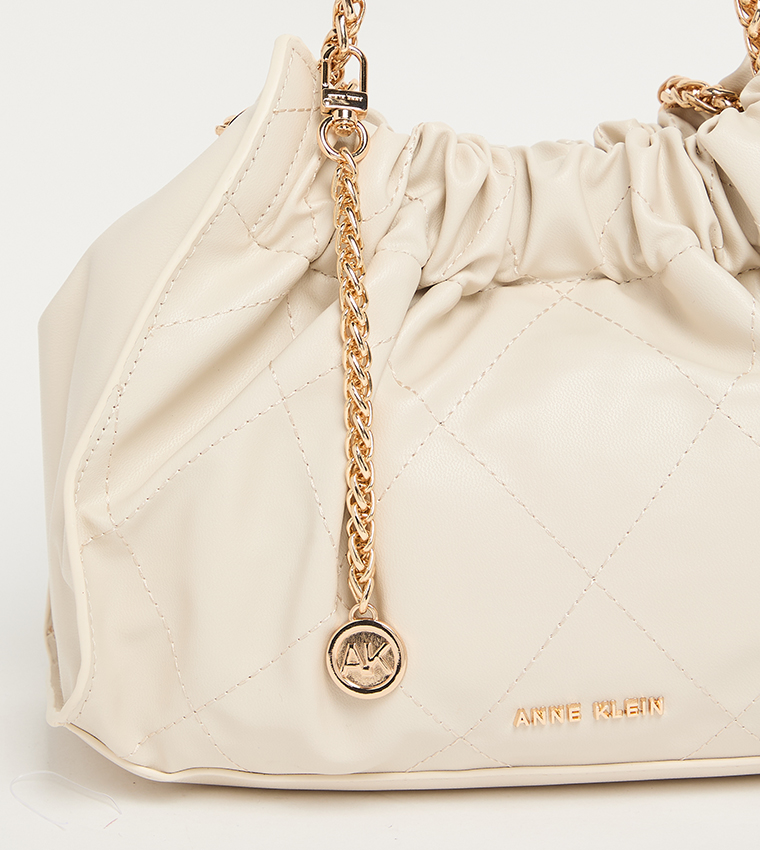 Stitch Detail Drawstring Bag