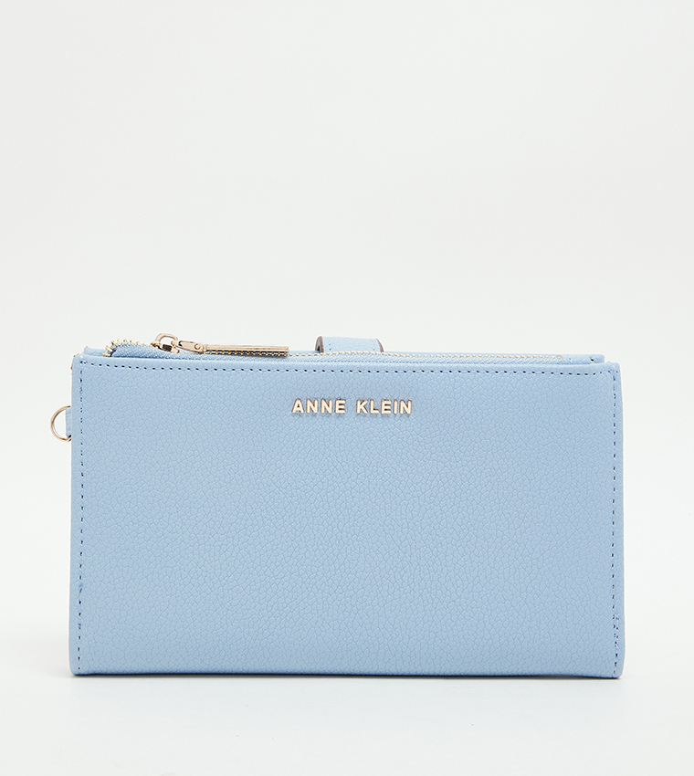 Textured Zippered Wallet