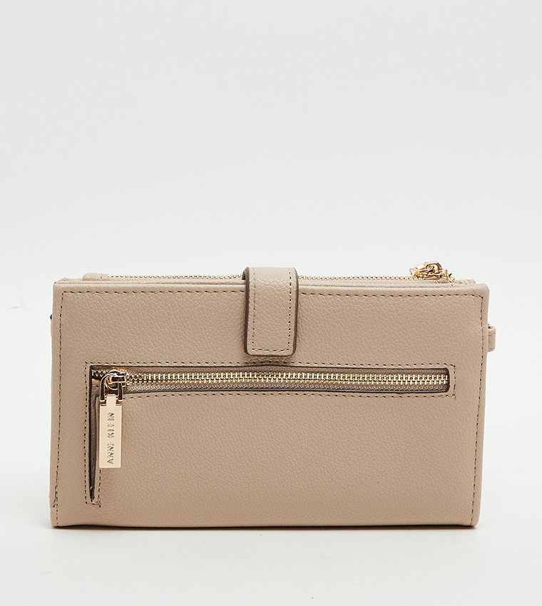 Textured Zippered Wallet