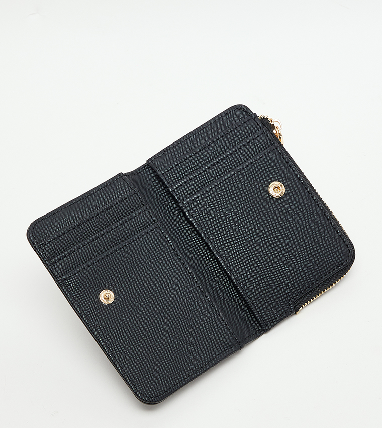 Textured Zippered Wallet