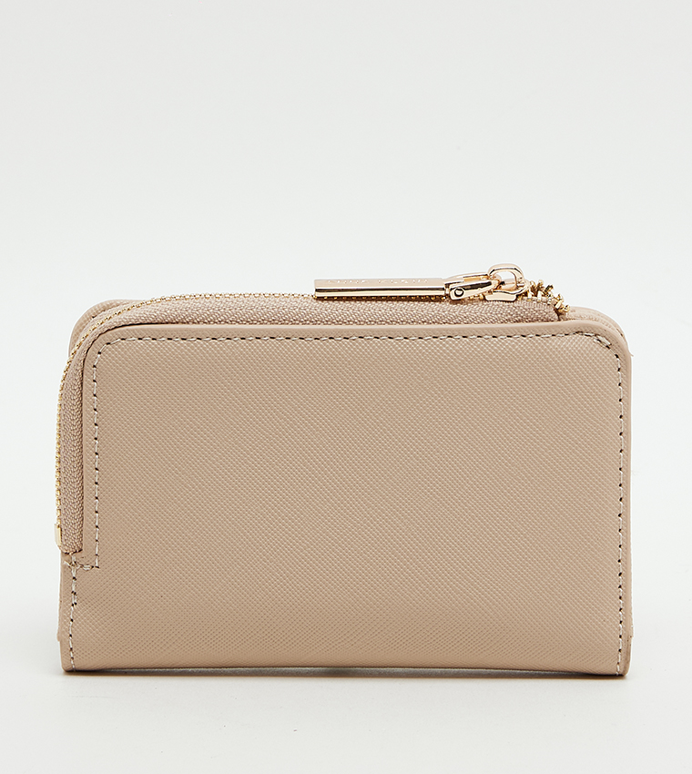 Textured Zippered Wallet