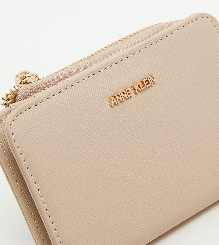 Textured Zippered Wallet