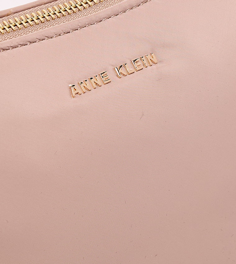 Logo Detail Zippered Crossbody Bag