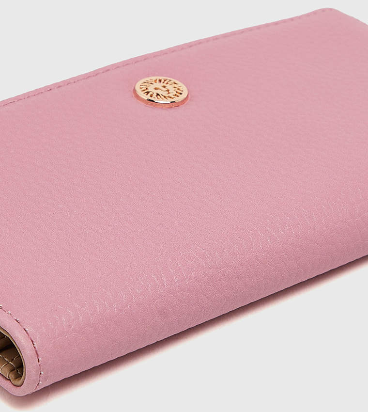 Textured Zippered Wallet