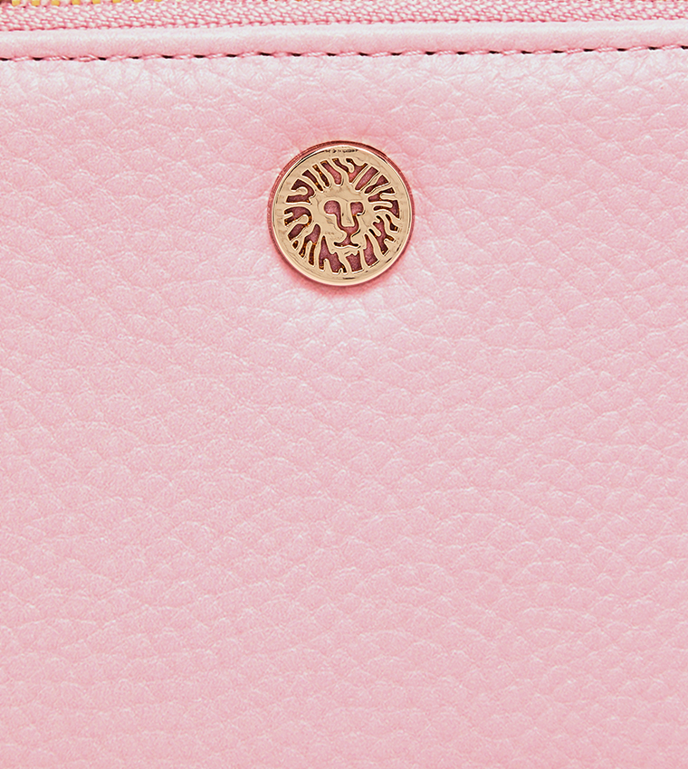 Textured Zippered Wallet