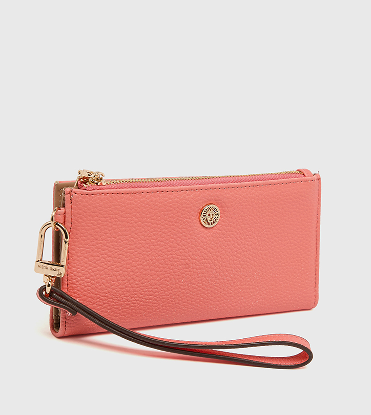 Textured Zippered Wallet