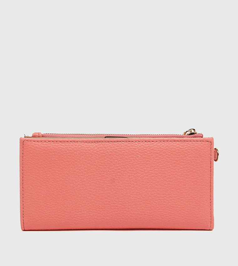 Textured Zippered Wallet