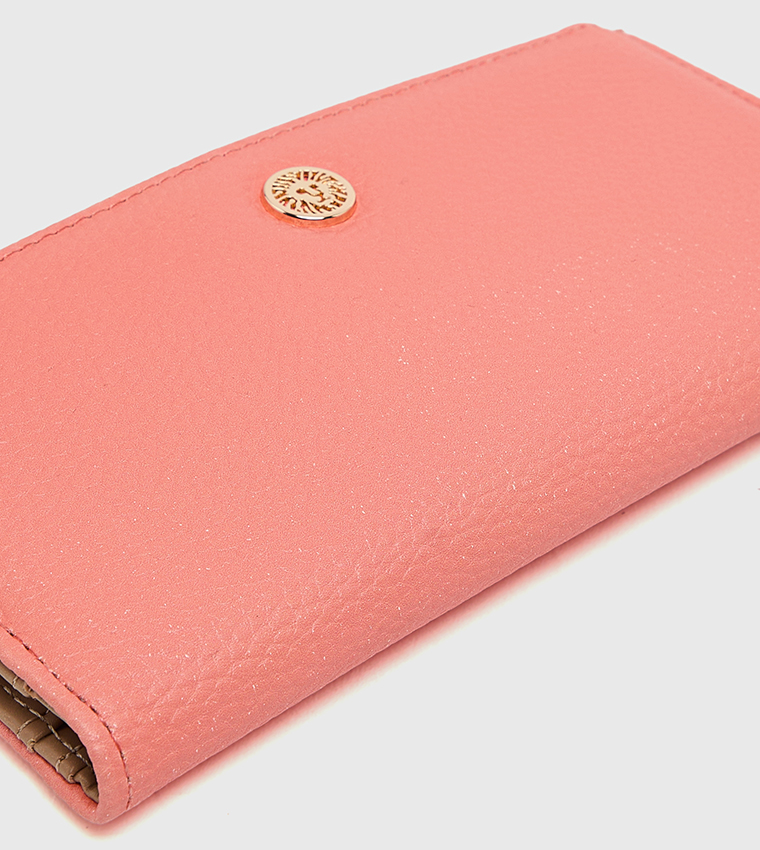 Textured Zippered Wallet