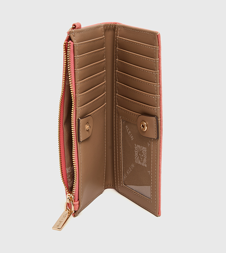 Textured Zippered Wallet