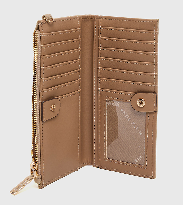 Textured Zippered Wallet