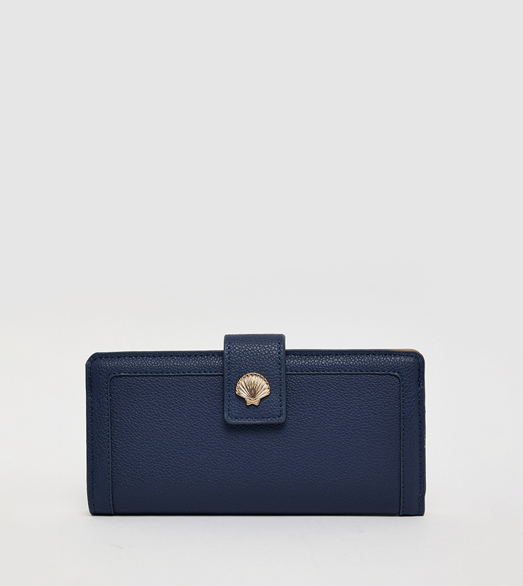 Textured Long Wallet