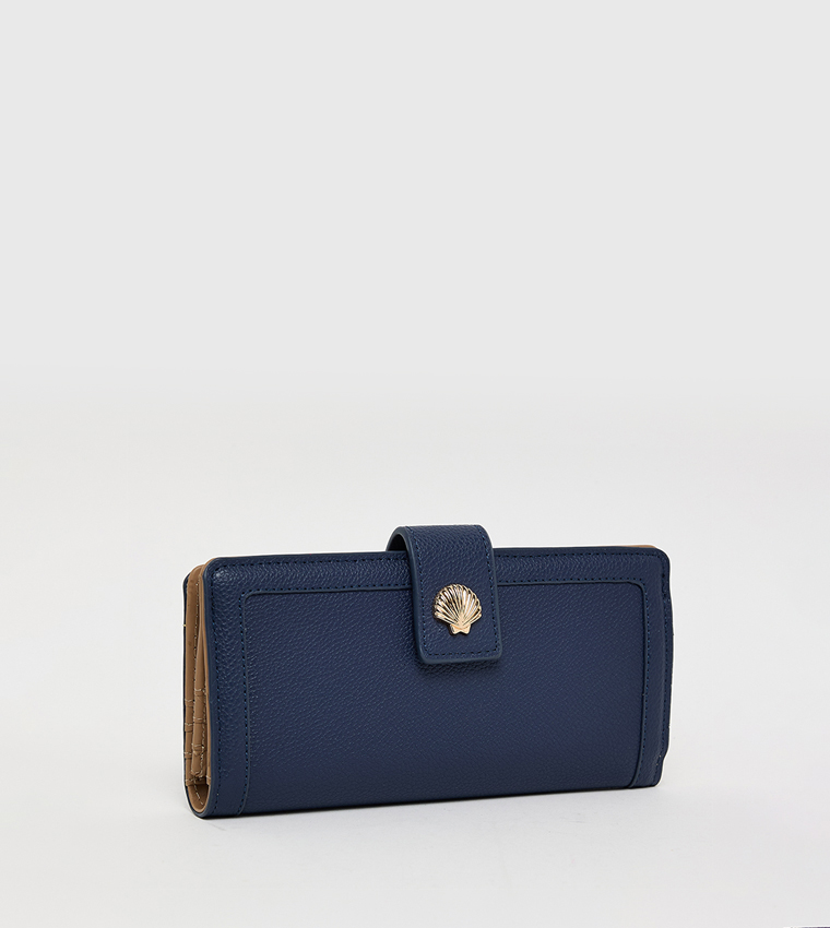 Textured Long Wallet