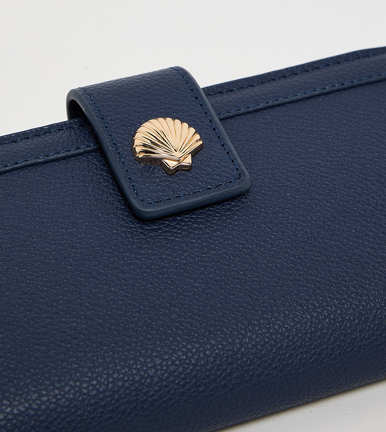 Textured Long Wallet