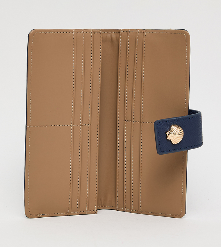Textured Long Wallet