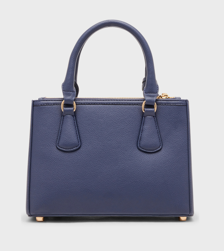 Textured Satchel Bag