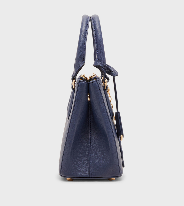 Textured Satchel Bag