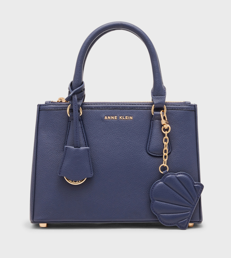 Textured Satchel Bag