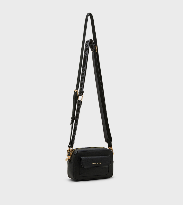 Textured Front Pocket Crossbody Bag