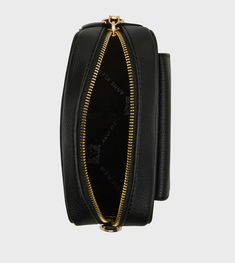 Textured Front Pocket Crossbody Bag