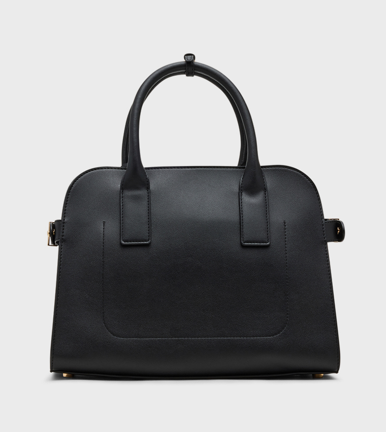 Logo Detail Satchel Bag with Purse