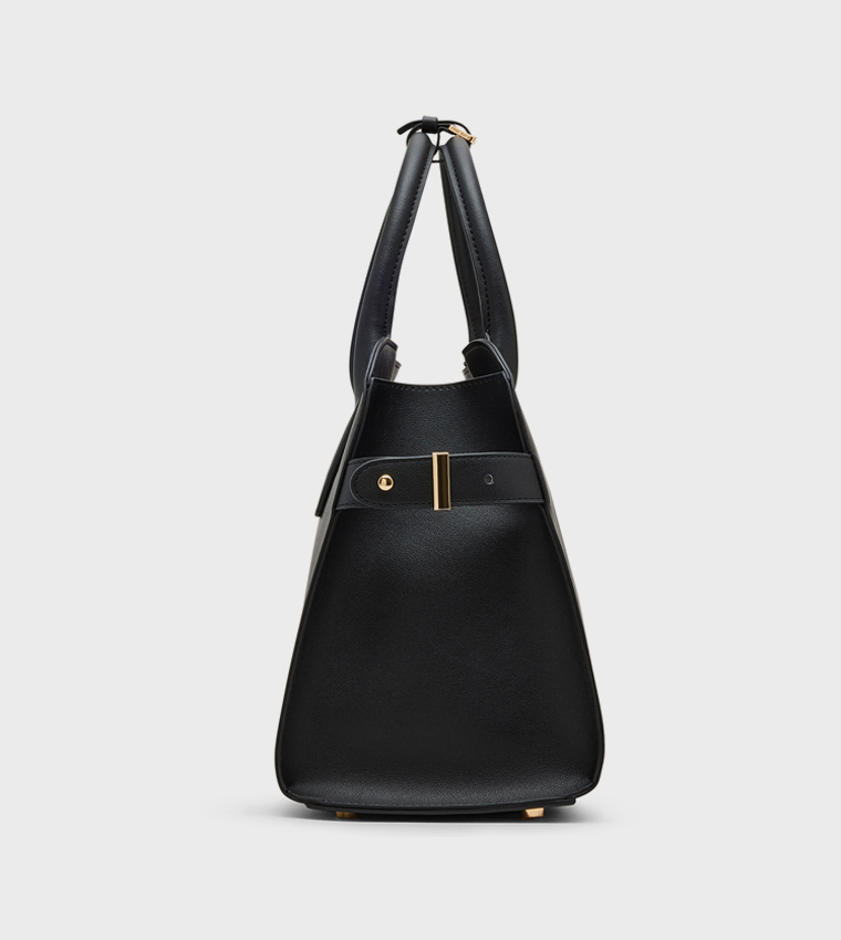 Logo Detail Satchel Bag with Purse