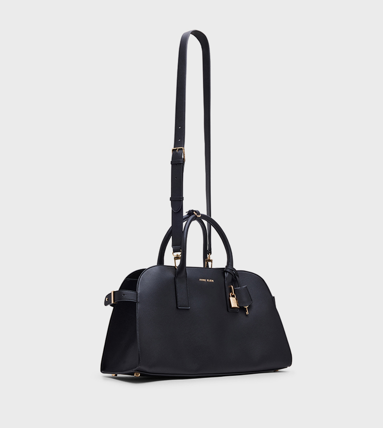 Logo Detail Satchel Bag with Purse