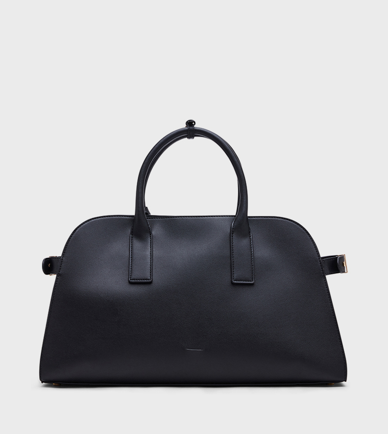 Logo Detail Satchel Bag with Purse