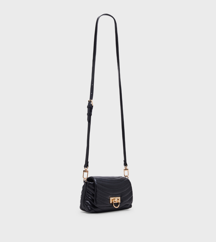 Quilted Flap Shoulder Bag