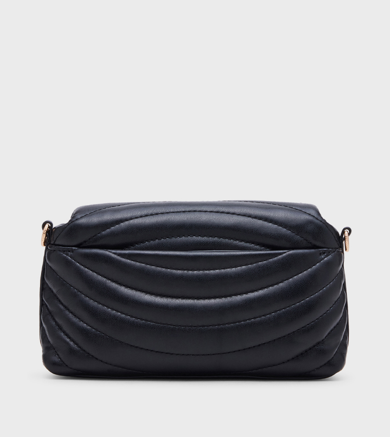 Quilted Flap Shoulder Bag