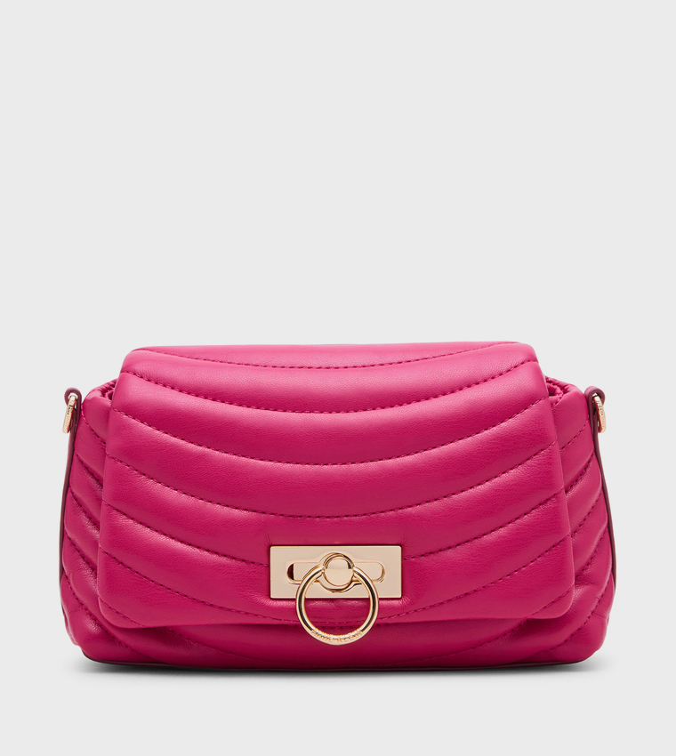 Quilted Flap Crossbody Bag