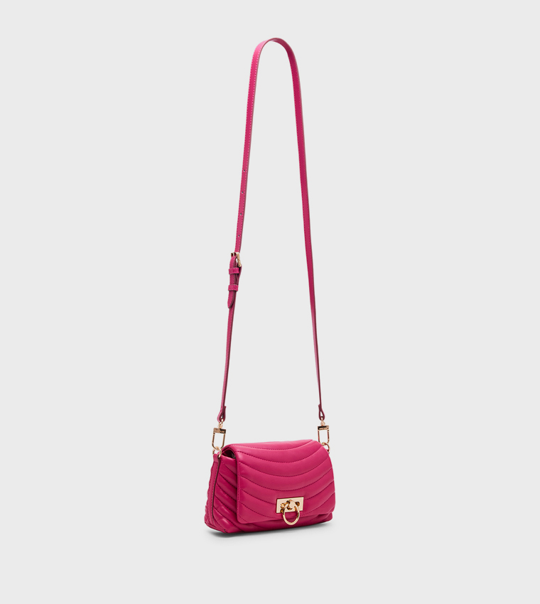 Quilted Flap Crossbody Bag