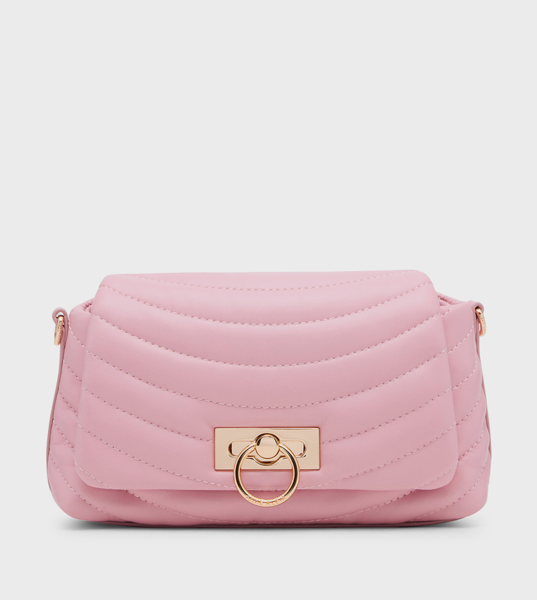 Quilted Flap Crossbody Bag