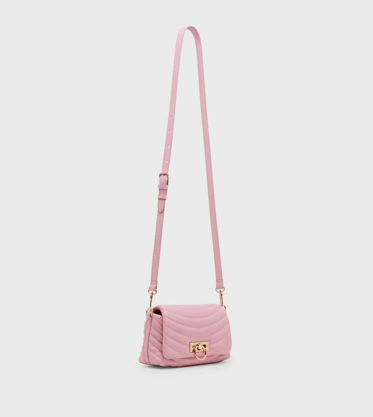 Quilted Flap Crossbody Bag
