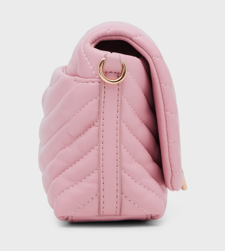 Quilted Flap Crossbody Bag