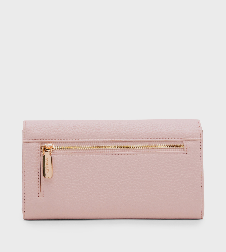 Textured Flap Wallet