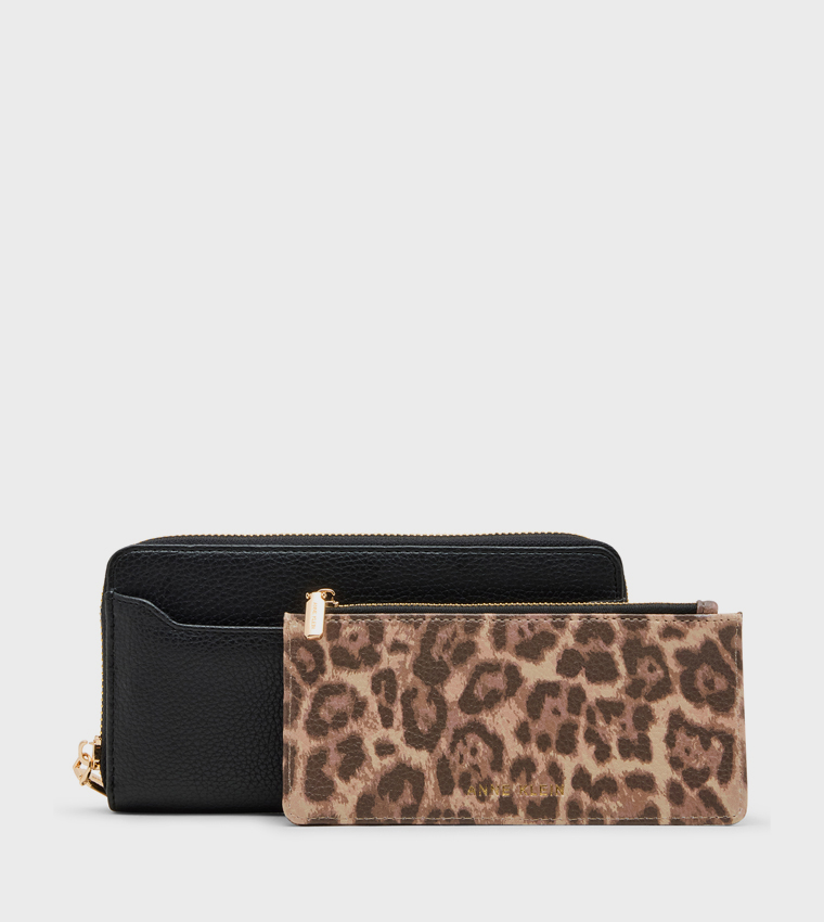 Textured Long Wallet