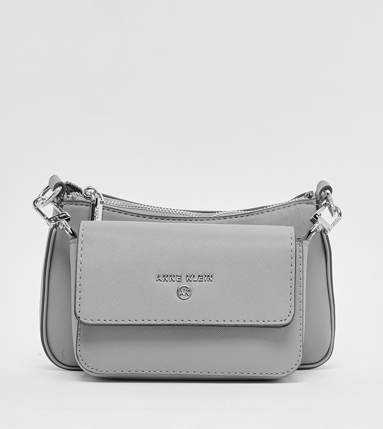 Textured Front Pocket Crossbody Bag