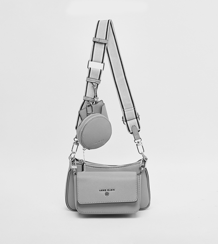 Textured Front Pocket Crossbody Bag
