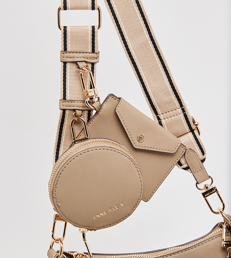 Textured Front Pocket Crossbody Bag