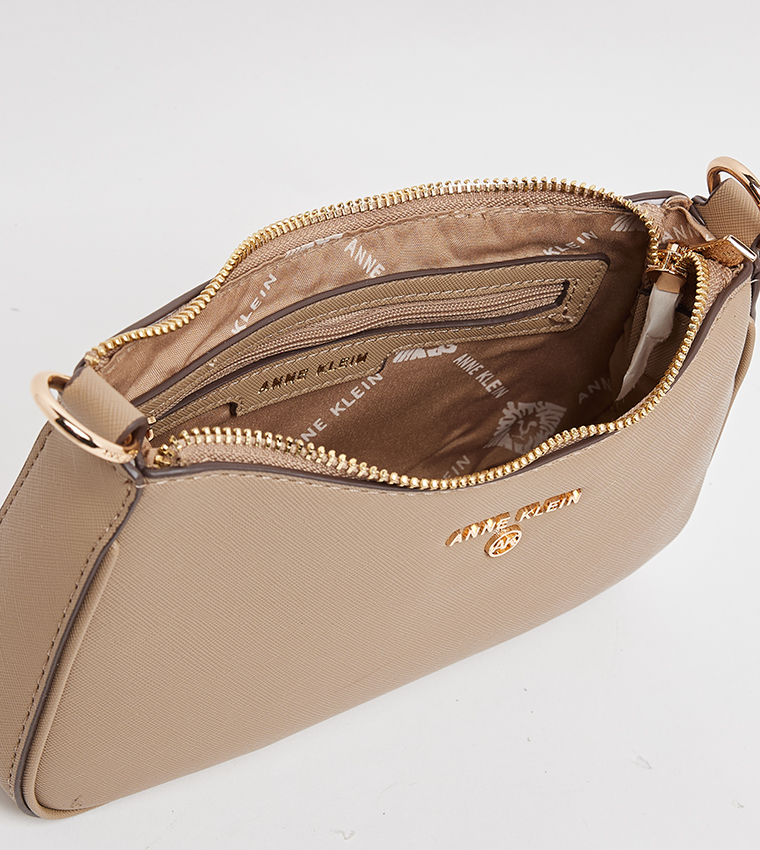 Textured Front Pocket Crossbody Bag