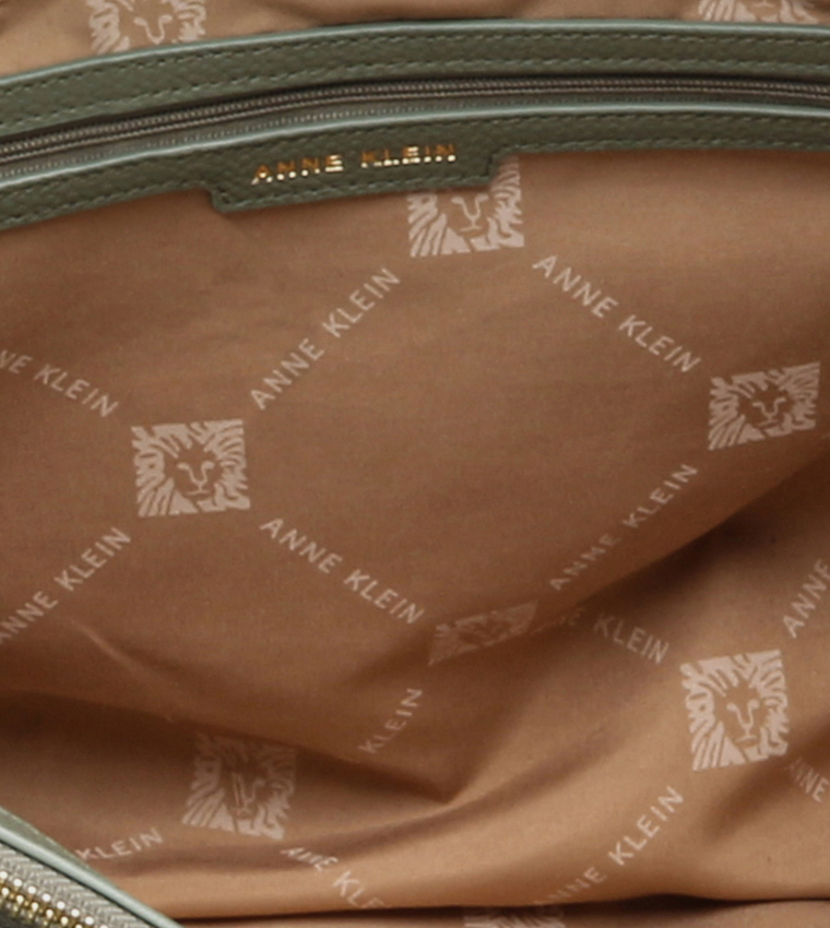 Textured Tote Bag with Purse