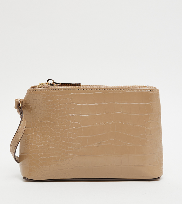 Monogram Charm Tote Bag with Pouch