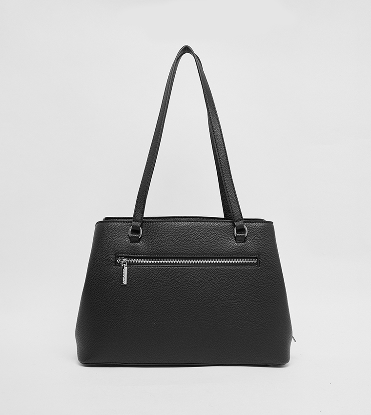 Scarf Detail Shoulder Bag