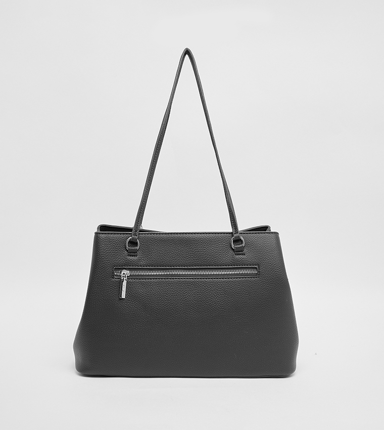 Scarf Detail Shoulder Bag