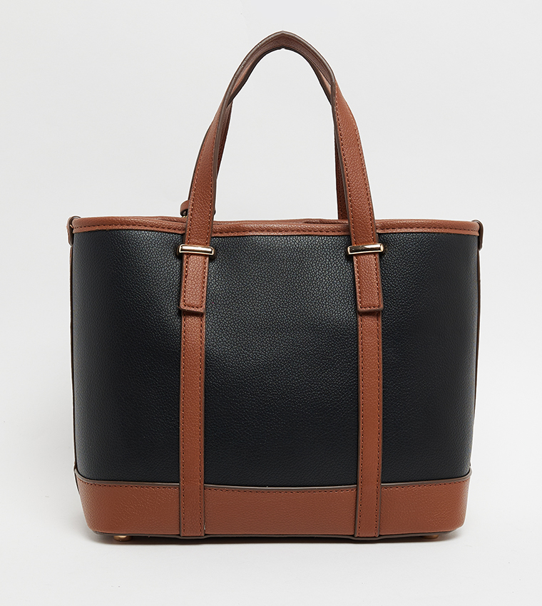 Textured Tote Bag Set