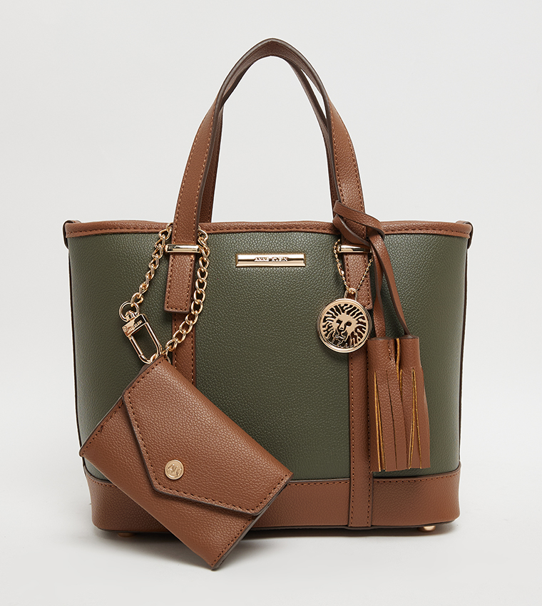 Textured Tote Bag Set