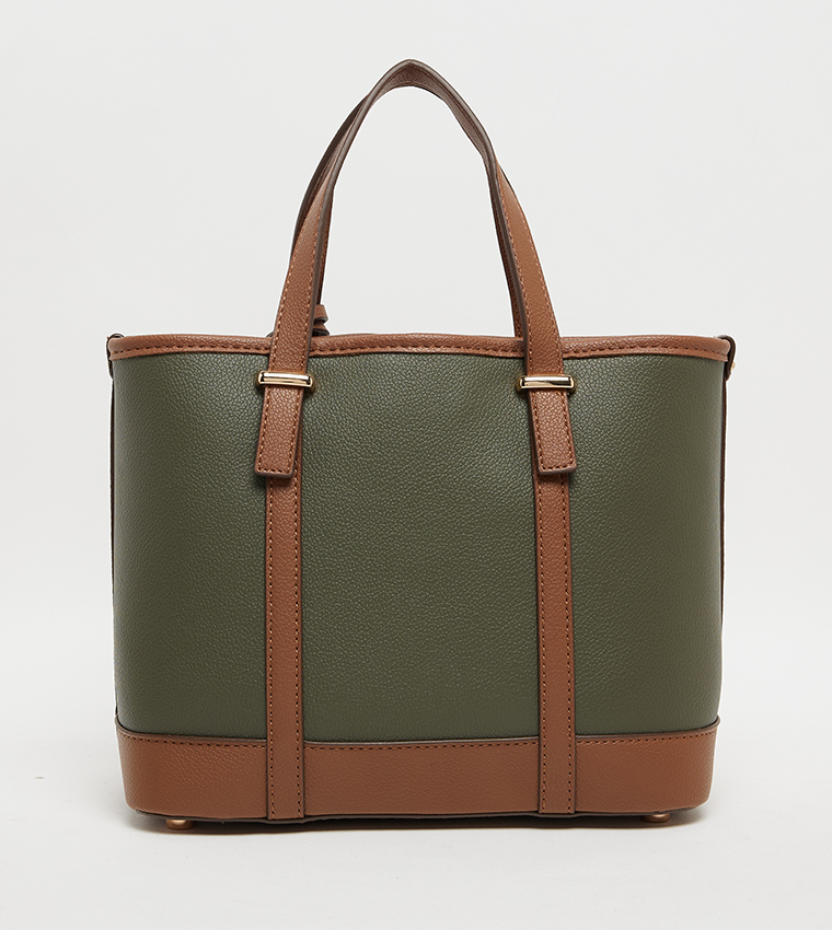 Textured Tote Bag Set