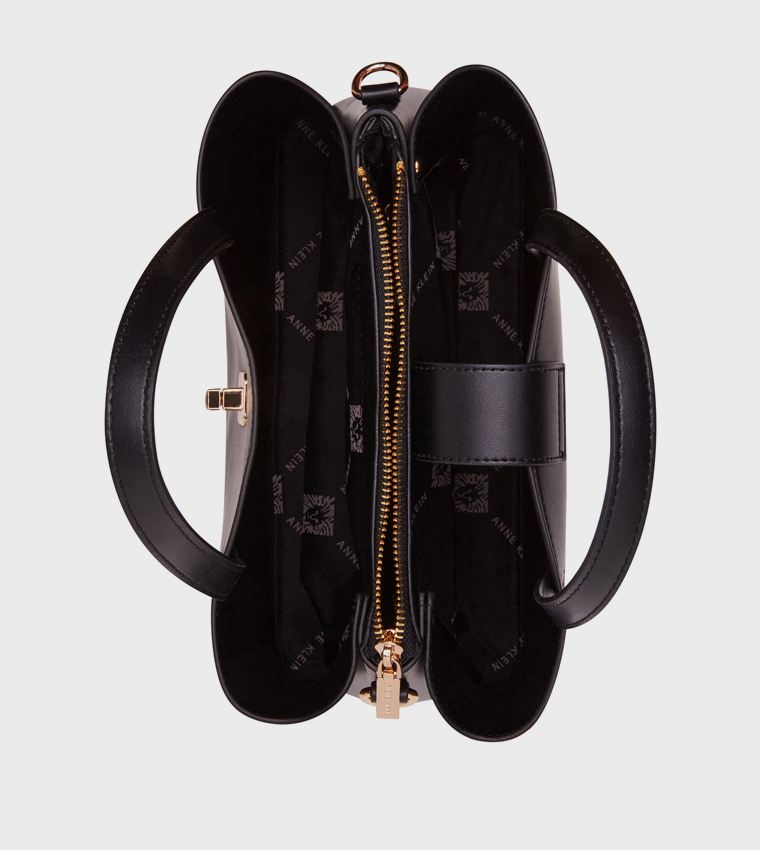 Textured Satchel Bag