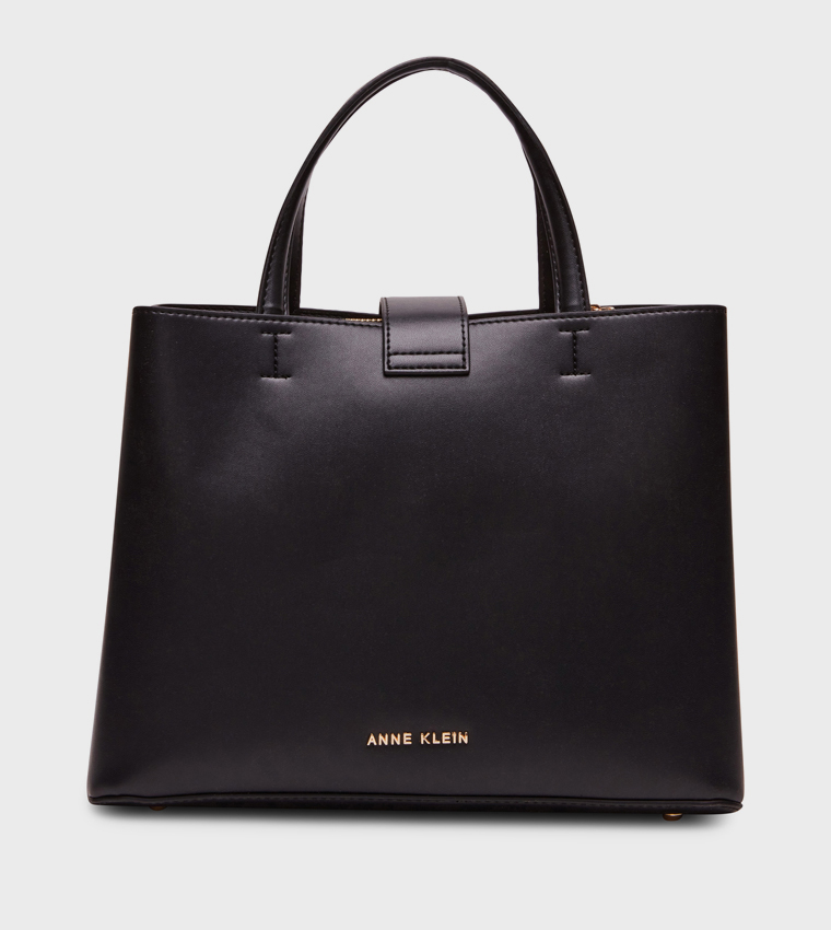 Textured Satchel Bag