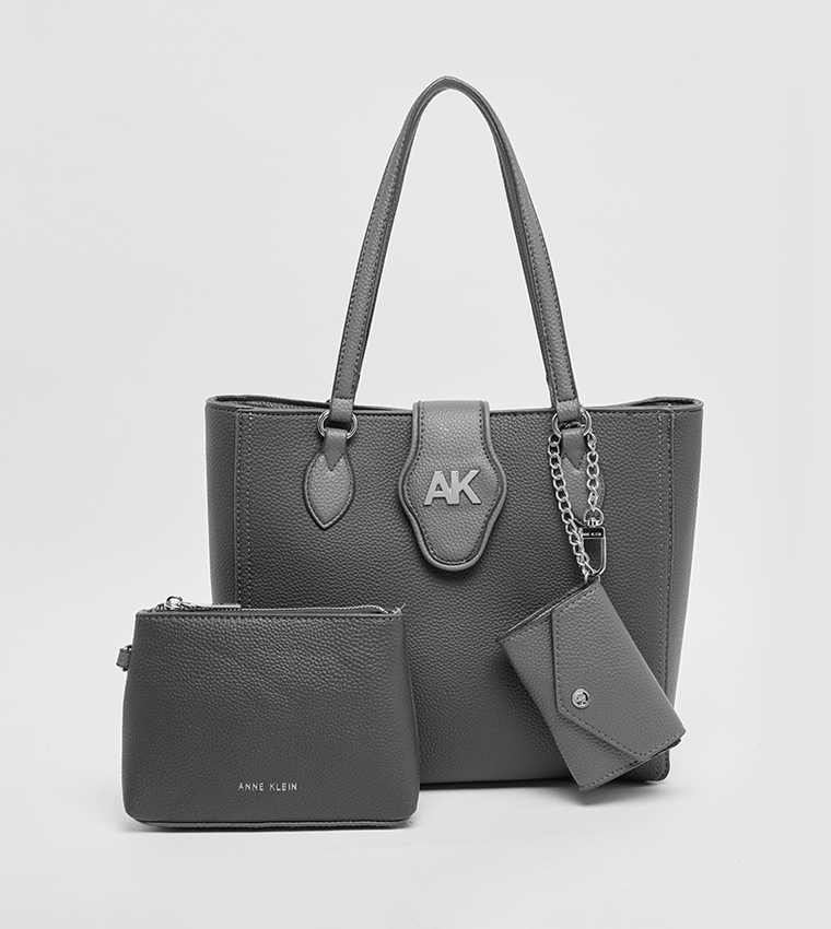Textured Tote Bag Set